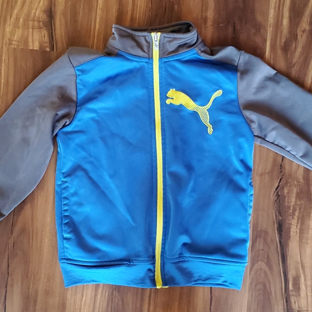 Boys puma zip up